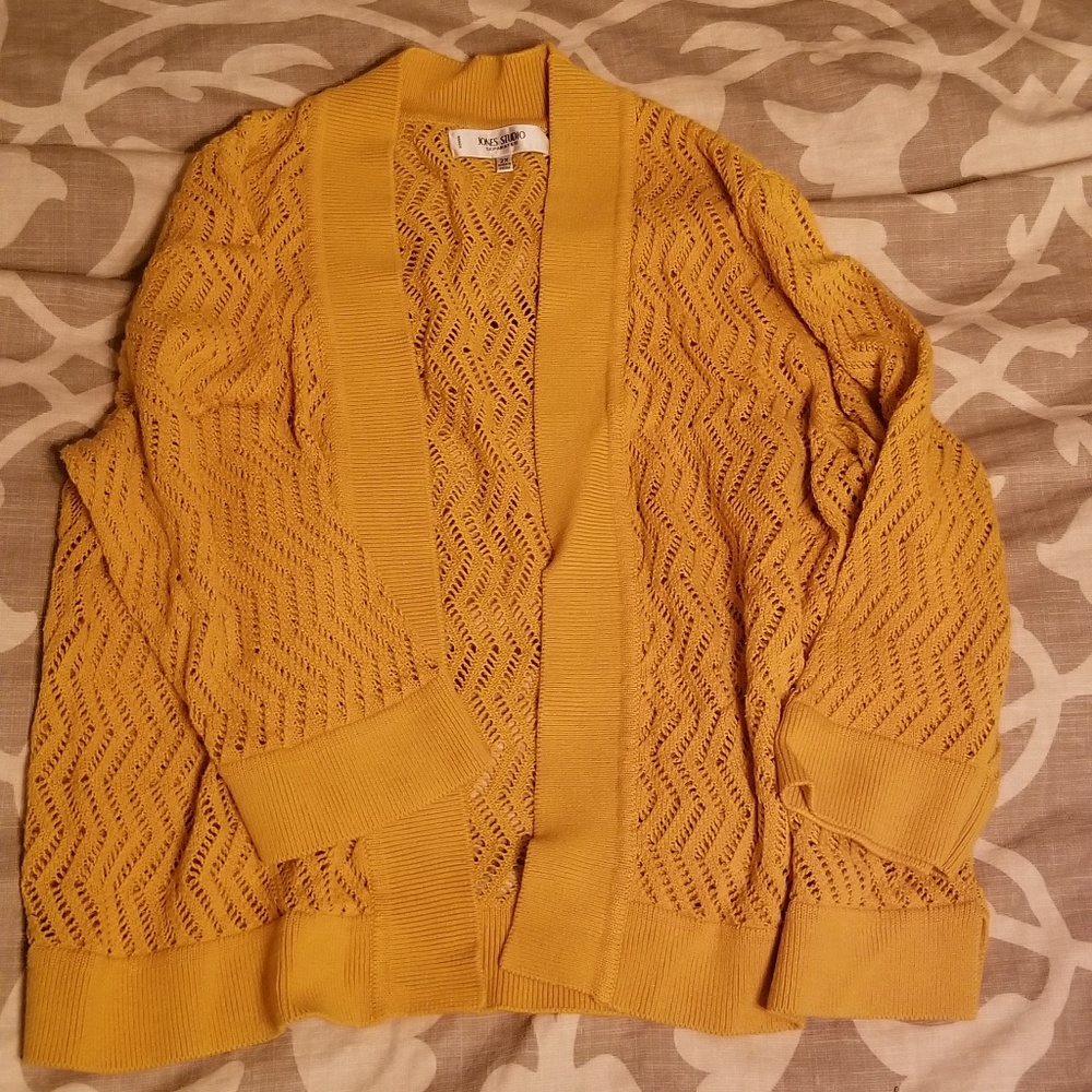 Mustard Yellow Cardigan